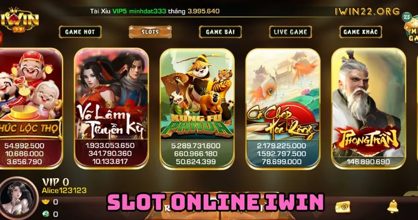 Đôi nét về Slot online iWin  